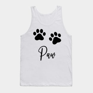 Paw prints Tank Top